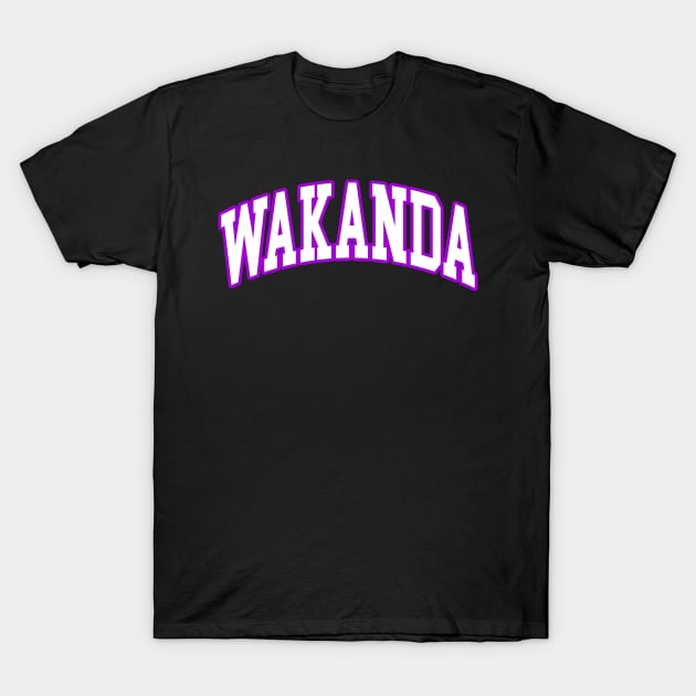 Wakanda (collegiate) T-Shirt by artnessbyjustinbrown